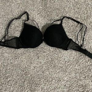 Victoria’s Secret, Very Sexy, secondary straps on bust, mesh band, color: Black